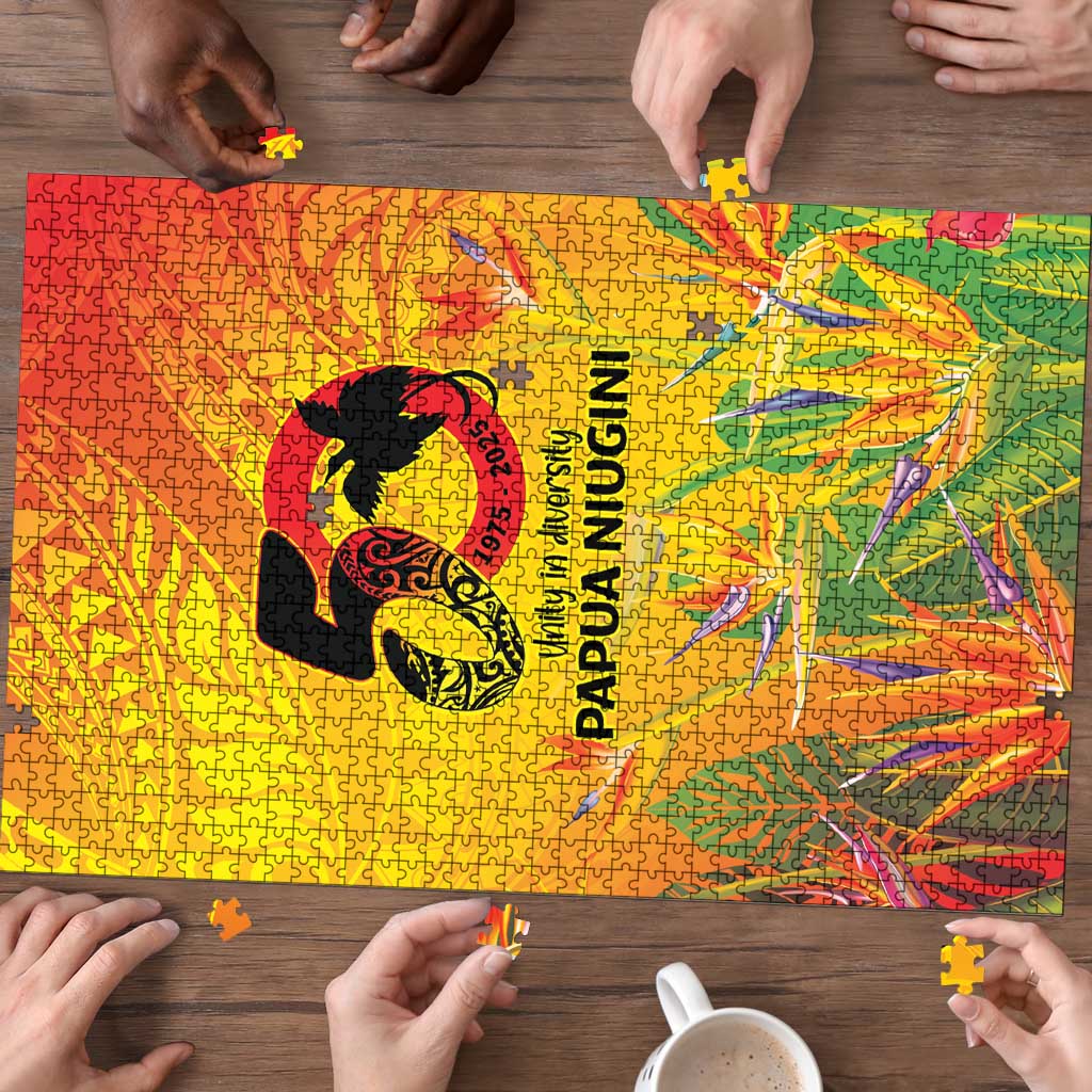 Papua New Guinea Unity in Diversity Puzzle 50th Indipendens Papua Niugini LT9 - Polynesian Pride