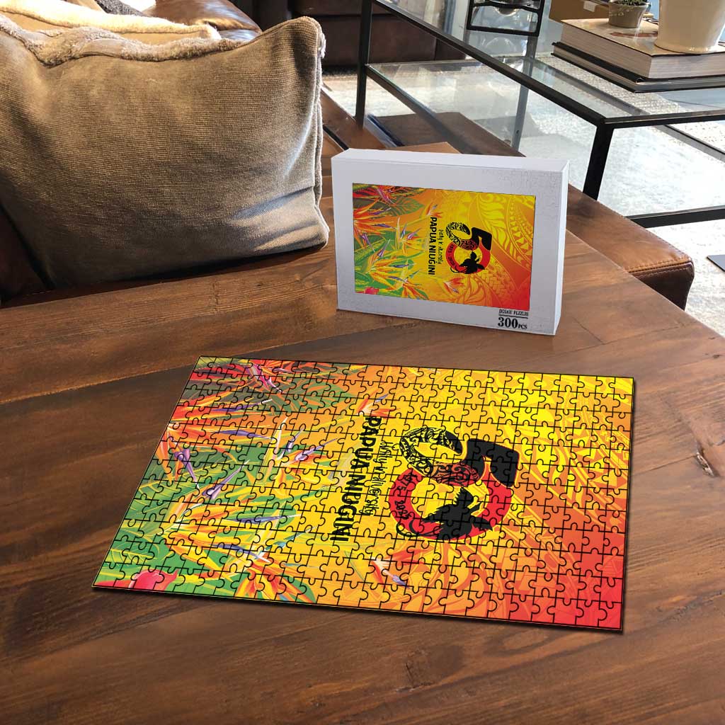 Papua New Guinea Unity in Diversity Puzzle 50th Indipendens Papua Niugini LT9 - Polynesian Pride