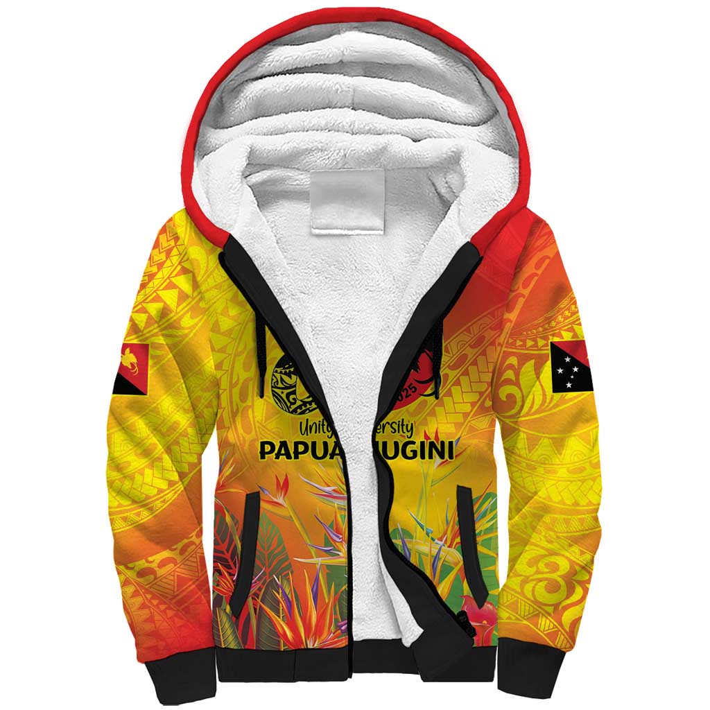 Papua New Guinea Unity in Diversity Sherpa Hoodie 50th Indipendens Papua Niugini