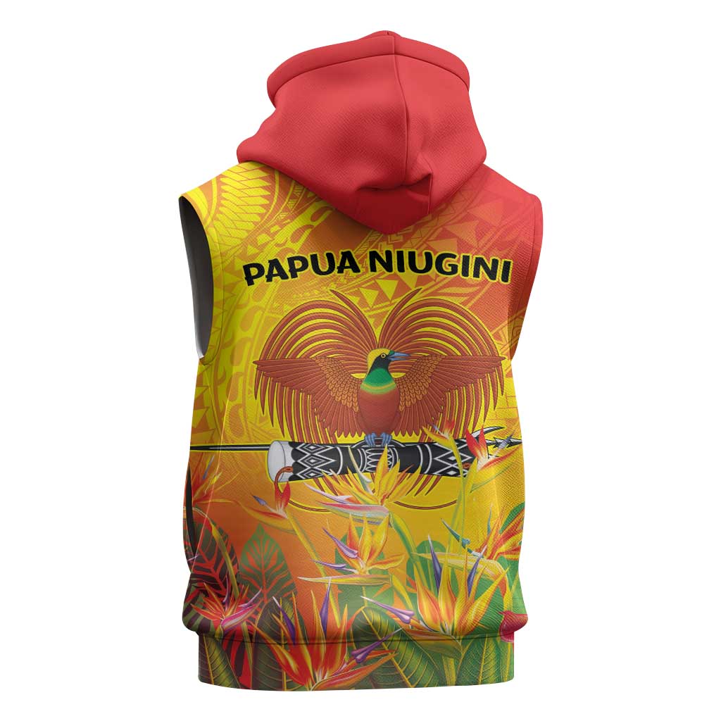 Papua New Guinea Unity in Diversity Sleeveless Hoodie 50th Indipendens Papua Niugini LT9 - Polynesian Pride