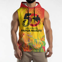 Papua New Guinea Unity in Diversity Sleeveless Hoodie 50th Indipendens Papua Niugini LT9 - Polynesian Pride