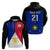 (Custom Text and Number) Philippines Concept Home Football Hoodie Pilipinas Flag Black Style 2023 LT9 - Polynesian Pride