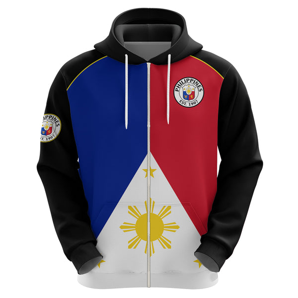 (Custom Text And Number) 2023 Philippines Anzkals Football Kid Hoodie Pilipinas Be Unique LT9 main image 0