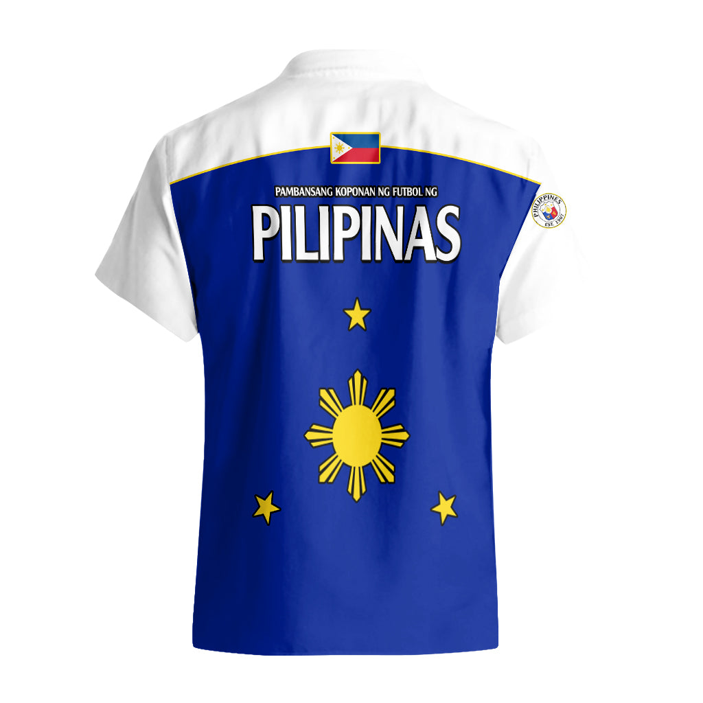 Philippines Concept Home Football Hawaiian Shirt Pilipinas Flag White Style 2023 LT9 - Polynesian Pride