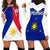 Philippines Concept Home Football Hoodie Dress Pilipinas Flag White Style 2023 LT9 - Polynesian Pride