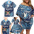 Personalised Fiji 54th Anniversary Family Matching Off Shoulder Short Dress and Hawaiian Shirt Siga Ni Bula Galala Marautaki O Viti