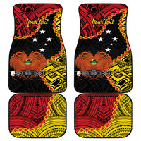 Personalised Papua New Guinea 49th Anniversary Car Mats Hapi De bilong Indipendens Papua Niugini LT9 - Polynesian Pride