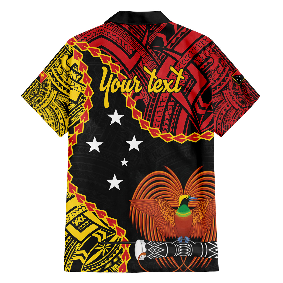 Personalised Papua New Guinea 49th Anniversary Family Matching Long Sleeve Bodycon Dress and Hawaiian Shirt Hapi De bilong Indipendens Papua Niugini LT9 - Polynesian Pride