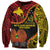 Personalised Papua New Guinea 49th Anniversary Sweatshirt Hapi De bilong Indipendens Papua Niugini