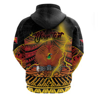 Personalised Papua New Guinea 49th Anniversary Hoodie Bird of Paradise Unity In Diversity LT9 - Polynesian Pride
