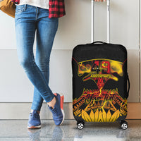 Personalised Papua New Guinea 49th Anniversary Luggage Cover Bird of Paradise Unity In Diversity LT9 - Polynesian Pride
