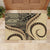 Hawaiian Hibiscus Tribal Vintage Motif Rubber Doormat Ver 2