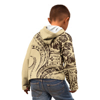Hawaiian Hibiscus Tribal Vintage Motif Kid Hoodie Ver 3