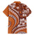 Hawaiian Hibiscus Tribal Vintage Motif Family Matching Long Sleeve Bodycon Dress and Hawaiian Shirt Ver 5