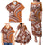 Hawaiian Hibiscus Tribal Vintage Motif Family Matching Puletasi and Hawaiian Shirt Ver 5