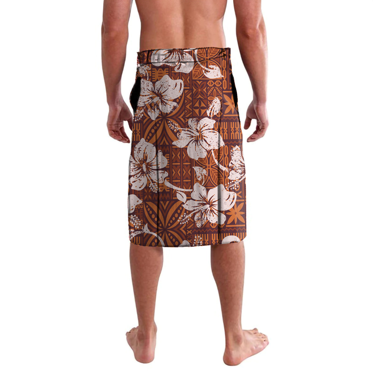 Hawaiian Hibiscus Tribal Vintage Motif Lavalava Ver 5
