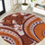 Hawaiian Hibiscus Tribal Vintage Motif Round Carpet Ver 5