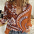 Hawaiian Hibiscus Tribal Vintage Motif Women Casual Shirt Ver 5