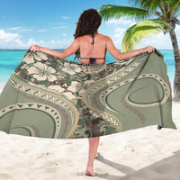 Hawaiian Hibiscus Tribal Vintage Motif Sarong Ver 6