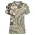 Hawaiian Hibiscus Tribal Vintage Motif Women V-Neck T-Shirt Ver 6