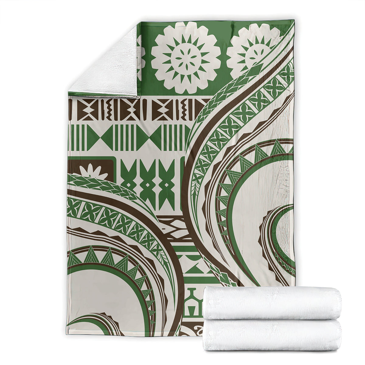 Hawaiian Hibiscus Tribal Vintage Motif Blanket Ver 7