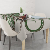 Hawaiian Hibiscus Tribal Vintage Motif Tablecloth Ver 7