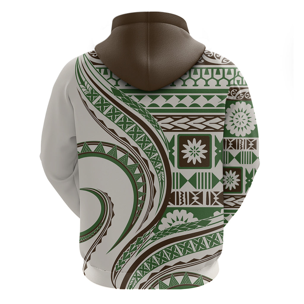 Hawaiian Hibiscus Tribal Vintage Motif Zip Hoodie Ver 7