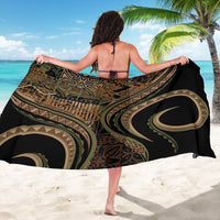 Hawaiian Hibiscus Tribal Vintage Motif Sarong Ver 8