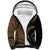 Hawaiian Hibiscus Tribal Vintage Motif Sherpa Hoodie Ver 8