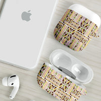 Hawaii Lokelani Pikake Lei AirPods Case Hawaiian Flag Motif