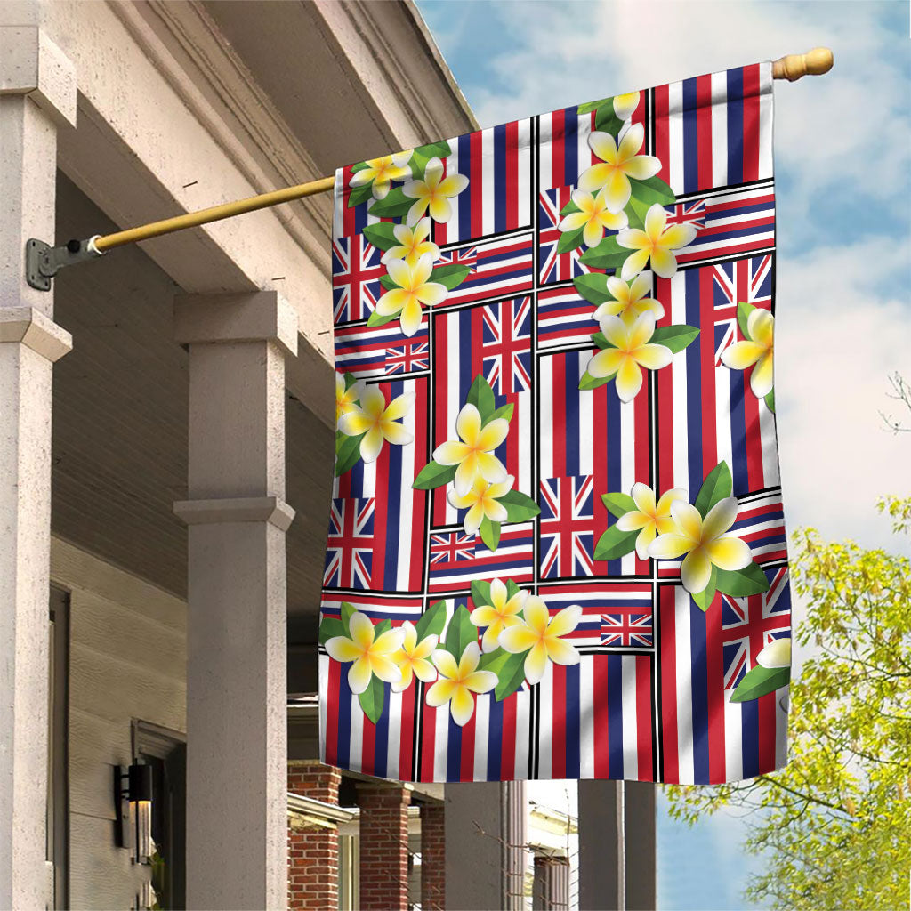 Hawaii Plumeria Lei Garden Flag Hawaiian Flag Motif LT9 House Flag Red - Polynesian Pride