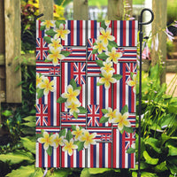 Hawaii Plumeria Lei Garden Flag Hawaiian Flag Motif