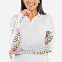 Hawaii Tropical Twist Lei Arm Sleeves Hawaiian Flag Motif