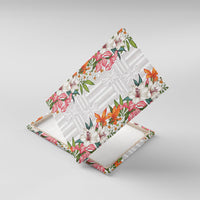 Hawaii Tropical Twist Lei Canvas Wall Art Hawaiian Flag Motif
