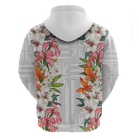 Hawaii Tropical Twist Lei Hoodie Hawaiian Flag Motif