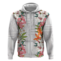 Hawaii Tropical Twist Lei Hoodie Hawaiian Flag Motif