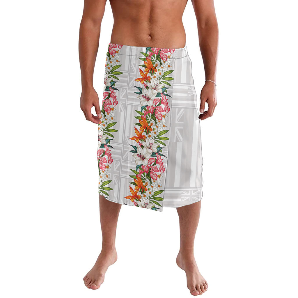 Hawaii Tropical Twist Lei Lavalava Hawaiian Flag Motif