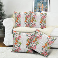 Hawaii Tropical Twist Lei Pillow Cover Hawaiian Flag Motif