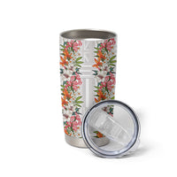 Hawaii Tropical Twist Lei Tumbler Cup Hawaiian Flag Motif