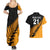 Custom Australia Wallabies and Aotearoa Rugby Couples Matching Summer Maxi Dress and Hawaiian Shirt Kangaroo Black Fern Maori Gold Vibe LT9 - Polynesian Pride
