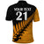 Custom Australia New Zealand Rugby Polo Shirt Aboriginal Wallabies and Maori Black Fern Gold Vibe LT9 - Polynesian Pride