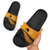 Australia New Zealand Rugby Slide Sandals Gold Aboriginal Wallabies and Maori Black Fern - Polynesian Pride