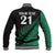 Custom Australia Wallabies and Aotearoa Rugby Baseball Jacket Kangaroo Black Fern Maori Green Vibe LT9 - Polynesian Pride