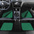 Australia New Zealand Rugby Car Mats Green Aboriginal Wallabies and Maori Black Fern - Polynesian Pride
