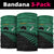 Australia New Zealand Rugby Neck Gaiter Green Aboriginal Wallabies and Maori Black Fern LT9