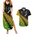 Australia Wallabies and Aotearoa Rugby Couples Matching Summer Maxi Dress and Hawaiian Shirt Kangaroo Black Fern Maori Gradient Vibe LT9 Gradient - Polynesian Pride