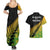 Australia Wallabies and Aotearoa Rugby Couples Matching Summer Maxi Dress and Hawaiian Shirt Kangaroo Black Fern Maori Gradient Vibe LT9 - Polynesian Pride