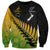 Australia Wallabies and Aotearoa Rugby Sweatshirt Kangaroo Black Fern Maori Gradient Vibe LT9 Unisex Gradient - Polynesian Pride