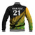 Custom Australia Wallabies and Aotearoa Rugby Baseball Jacket Kangaroo Black Fern Maori Gradient Vibe LT9 - Polynesian Pride