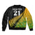 Custom Australia Wallabies and Aotearoa Rugby Bomber Jacket Kangaroo Black Fern Maori Gradient Vibe LT9 - Polynesian Pride